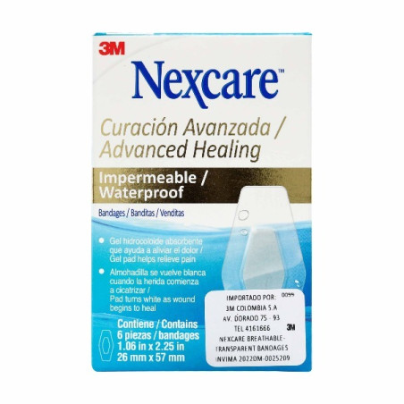 CURAS CURACION AVANZADA 6 UNIDADES NEXCARE