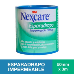 ESPARADRAPO IMPERMEABLE BLANCO 50MM X 3 M NEXCARE