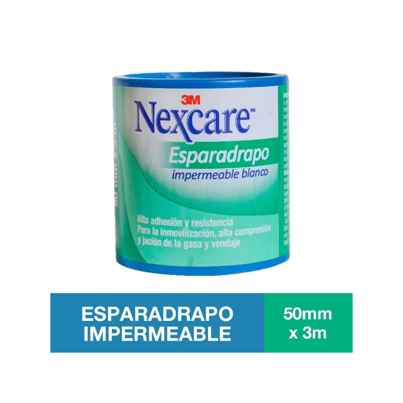 ESPARADRAPO IMPERMEABLE BLANCO 50MM X 3 M NEXCARE