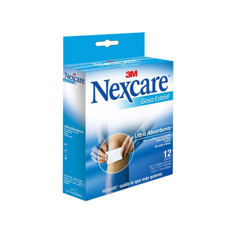 GASA ESTERIL 12X2 24 UNIDADES NEXCARE