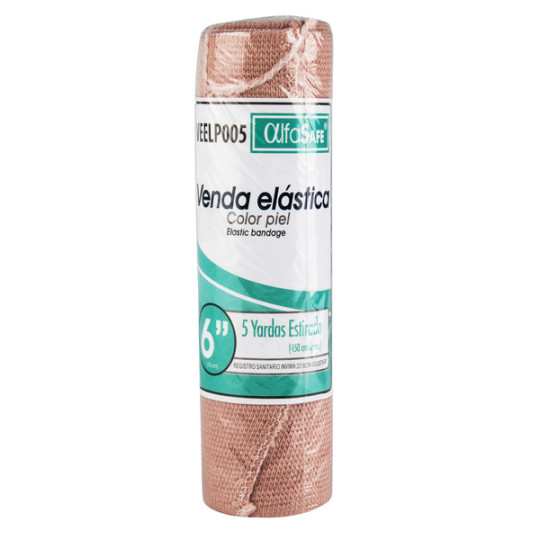 VENDA ELASTICA ALFASAFE 6X5 PIEL