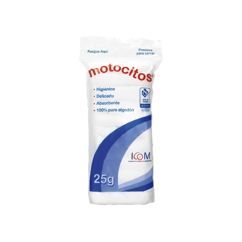 ALGODON MOTOCITOS 25 G ICOM