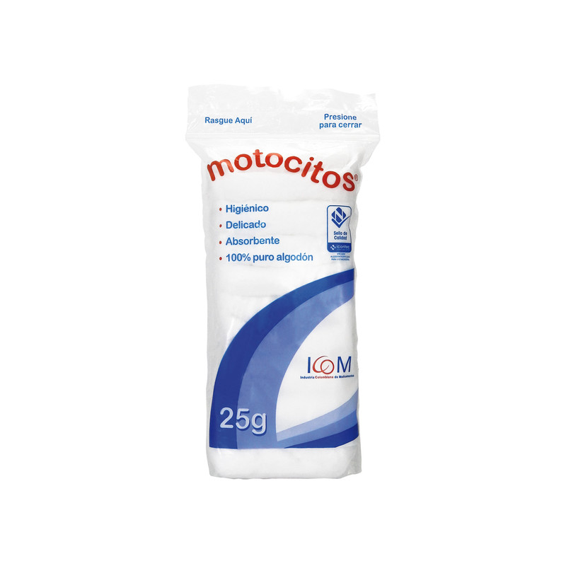 ALGODON MOTOCITOS 25 G ICOM