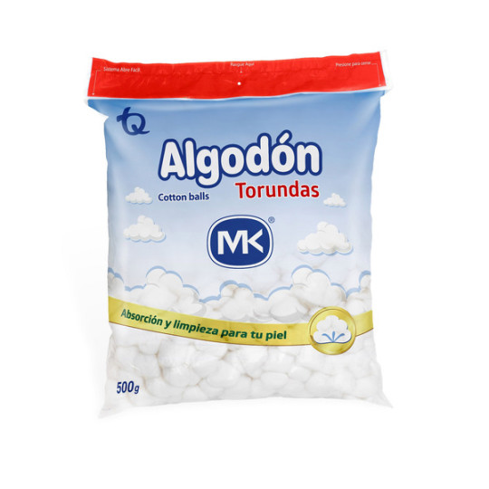 ALGODON POMOS HOSPITALARIO 500 G MK