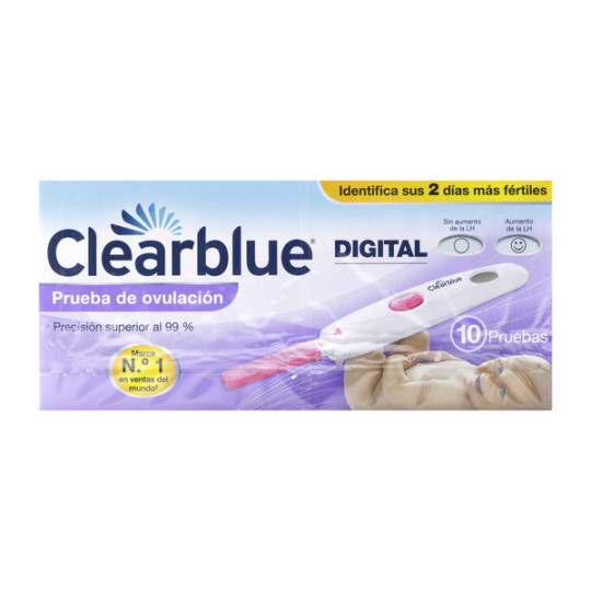 PRUEBA DE OVULACION CLEARBLUE DIGITAL 10 UNIDADES