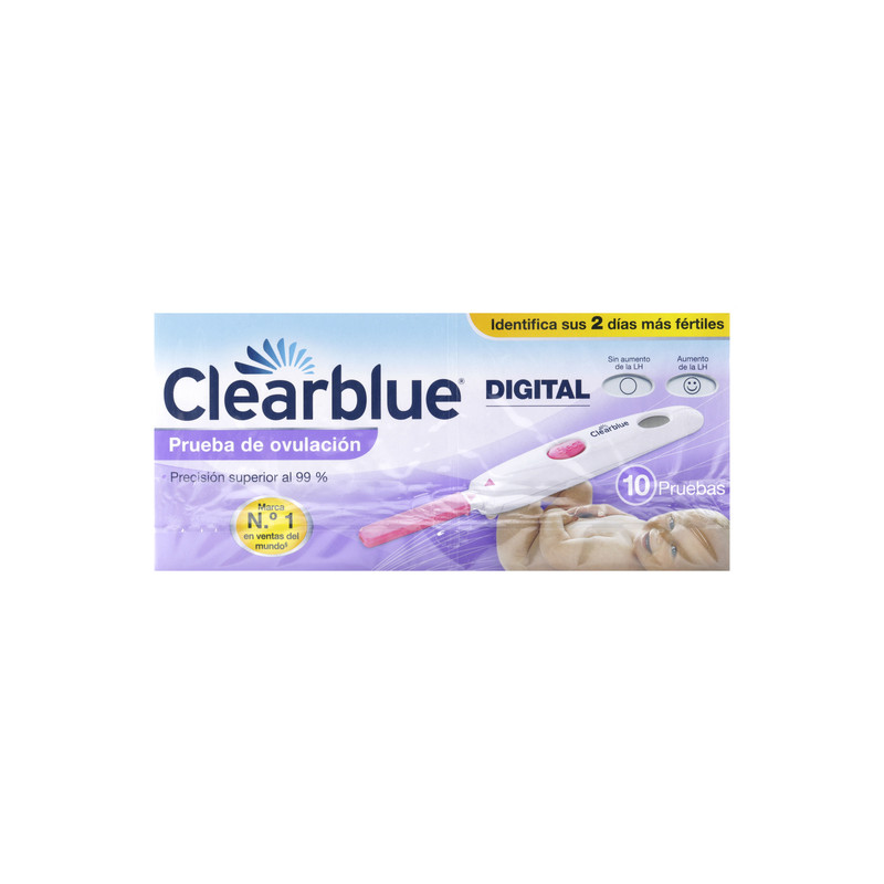 PRUEBA DE OVULACION CLEARBLUE DIGITAL 10 UNIDADES
