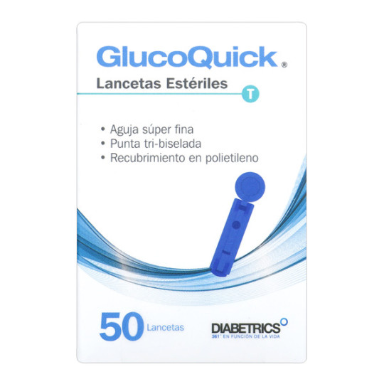 GLUCOQUICK LANCETAS 50 UNIDADES
