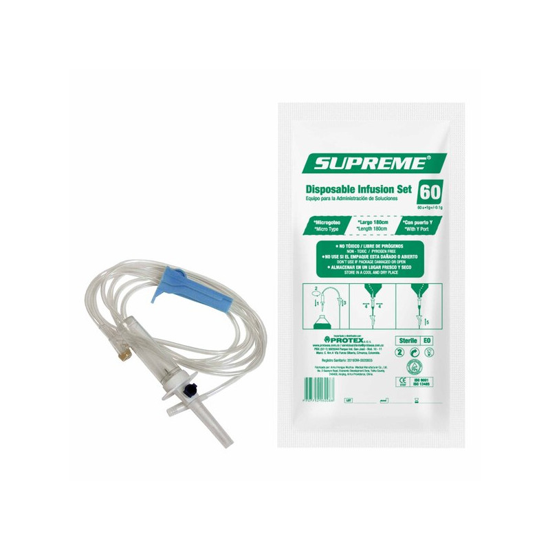 EQUIPO VENOCLISIS MICROGOTEO SUPREME