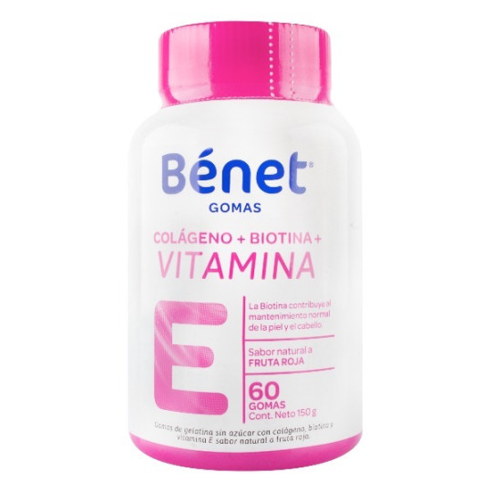 BENET GOMAS COLAGENO + SELENIO + VITAMINA A-E 60 UNIDADES