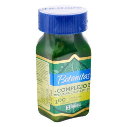 COMPLEJO B + VITAMINA C + CALCIO + ZINC 100 TABLETAS MEDICK