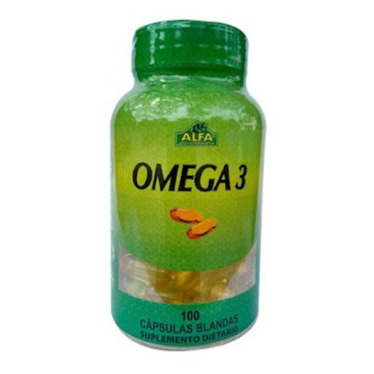 OMEGA 3 1000 MG 100 CAPSULAS BLANDAS ALFA
