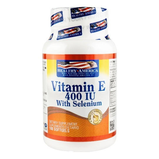 VITAMINA E 400UI SELENIO 100 CAPSULAS HEALTHY AMERICA