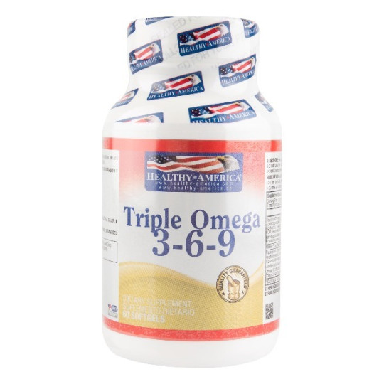 OMEGA 3-6-9 60 CAPSULAS BLANDAS HEALTHY AMERICA
