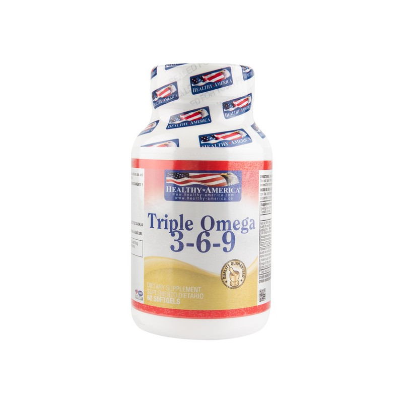 OMEGA 3-6-9 60 CAPSULAS BLANDAS HEALTHY AMERICA