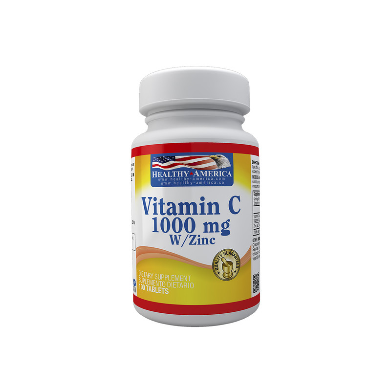 VITAMINA C 1000 MG 100 CAPSULAS HEALTHY AMERICA