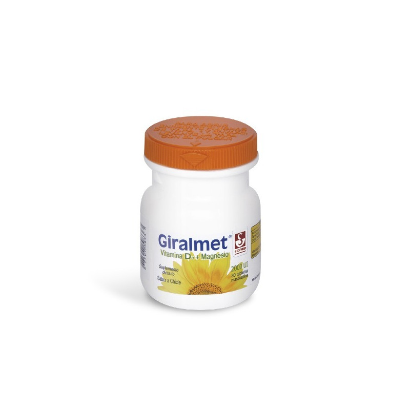 GIRALMET 2000U.I. 30 TABLETAS MASTICABLES