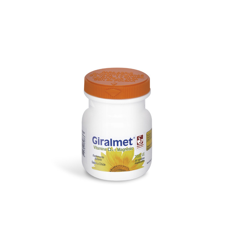 GIRALMET 2000U.I. 30 TABLETAS MASTICABLES