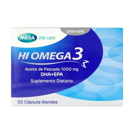 OMEGA 3 1000 MG DHA + EPA 30 CAPSULAS