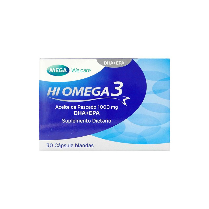 OMEGA 3 1000 MG DHA + EPA 30 CAPSULAS