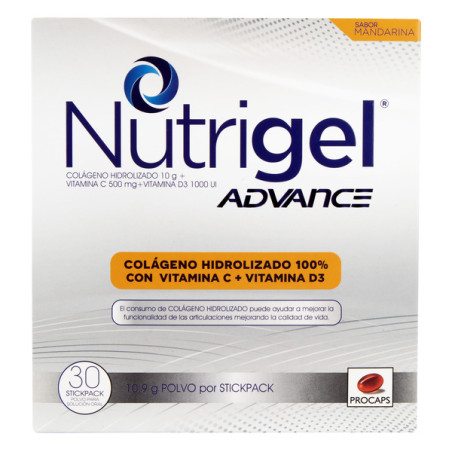 NUTRIGEL ADVANCE MANDARINA 30 SOBRES