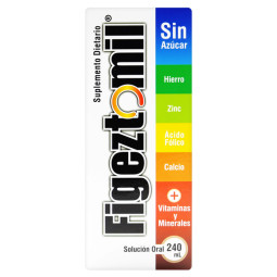 FIGEZTOMIL SIN AZUCAR SOLUCION ORAL 240 ML