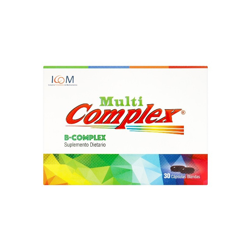 MULTICOMPLEX B-COMPLEX 30 CAPSULAS BLANDAS