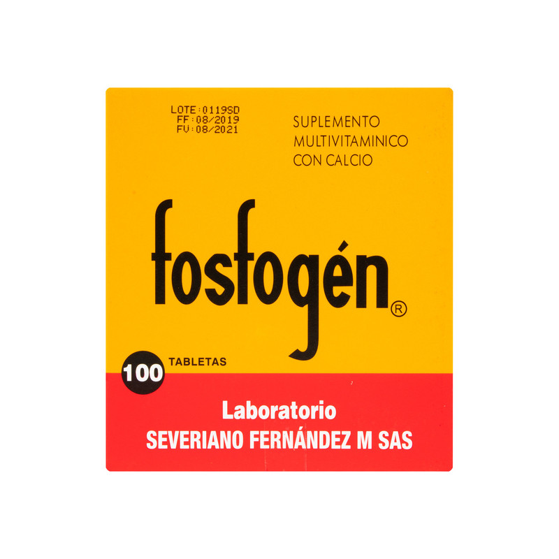 FOSFOGEN 100 TABLETAS