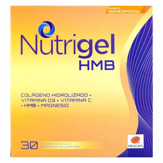 NUTRIGEL HMB MANDARINA 30 SOBRES