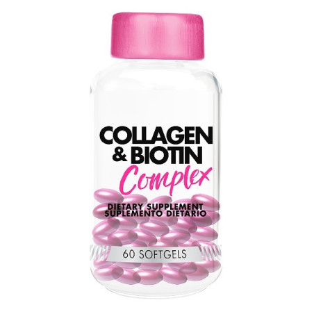 COLLAGEN BIOTIN COMPLEX 60 CAPSULAS BLANDAS HEALTHY AMERICA