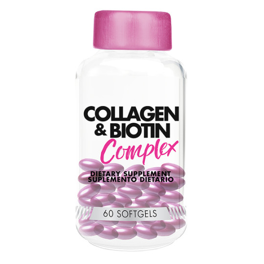 COLLAGEN BIOTIN COMPLEX 60 CAPSULAS BLANDAS HEALTHY AMERICA