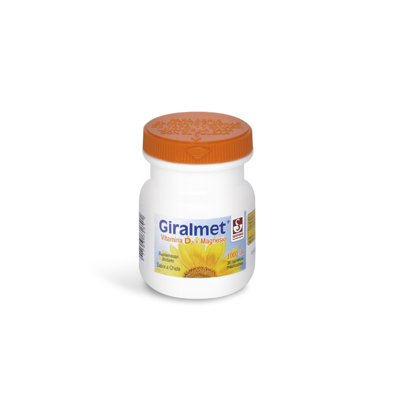 GIRALMET 1000U.I. 30 TABLETAS MASTICABLES
