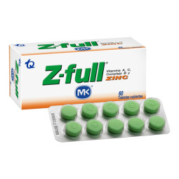 Z FULL ZINC 60 TABLETAS CUBIERTAS
