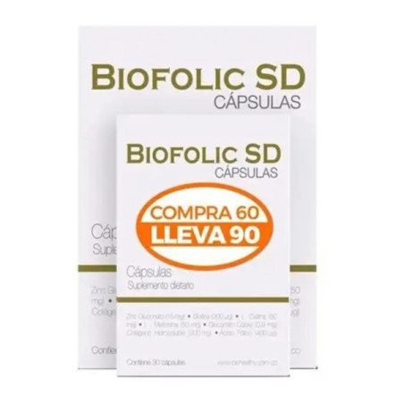 BIOFOLIC SD 60 CAPSULAS LLEVE 90 CAPSULAS