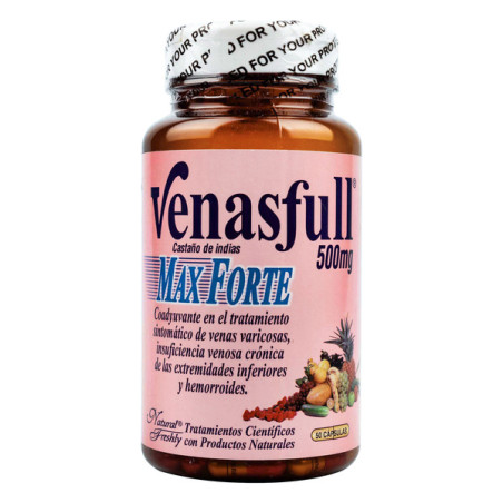 VENASFULL MAX FORTE 500MG 50 CAPSULAS NATURAL FRESHLY