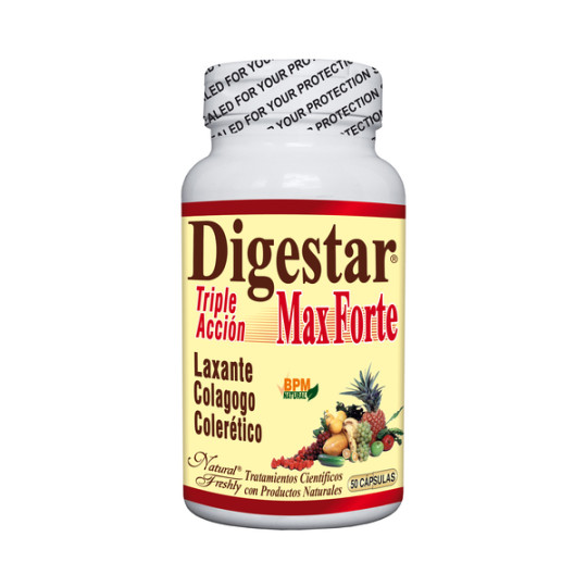 DIGESTAR MAX FORTE LAXANTE 50 CAPSULAS