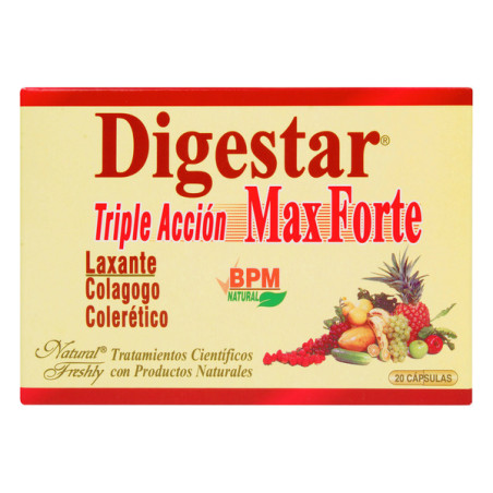DIGESTAR MAX FORTE LAXANTE 20 CAPSULAS