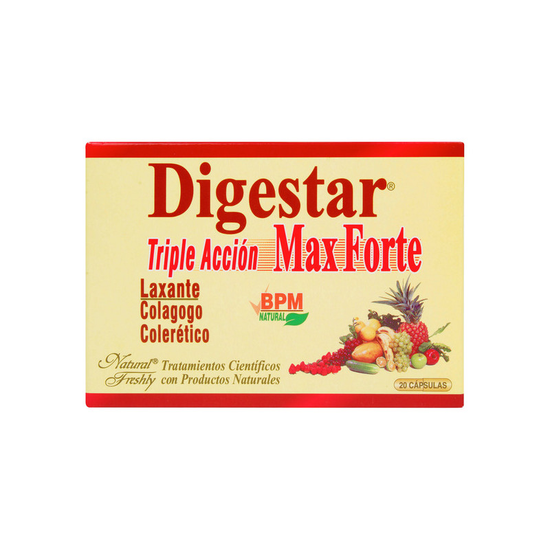 DIGESTAR MAX FORTE LAXANTE 20 CAPSULAS