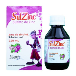 SULZINC 2MG/ML JARABE 120 ML