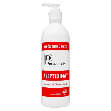 ASEPTIDINA JAB QUIRUR CLORHEXIDINA 500ML          