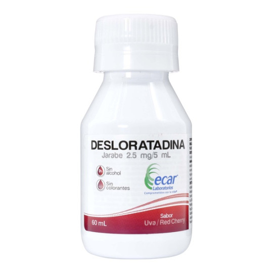 DESLORATADINA JARABE 2.5MG/5ML 60 ML ECAR