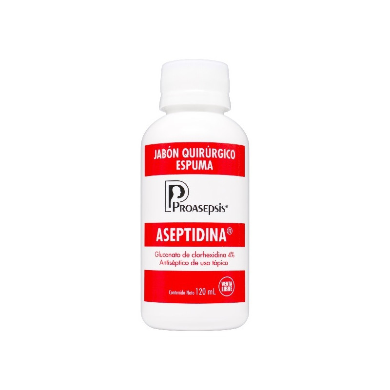 ASEPTIDINA JABON QUIRURGICO ESPUMA 120 ML