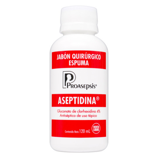 ASEPTIDINA JABON QUIRURGICO ESPUMA 120 ML