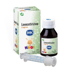 LEVOCETIRIZINA SOLUCION ORAL 5MG/5ML 60 ML MK