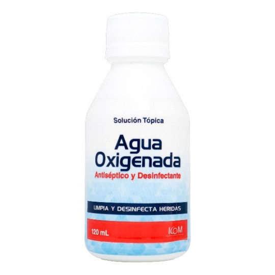 AGUA OXIGENADA 120 ML ICOMFARMA