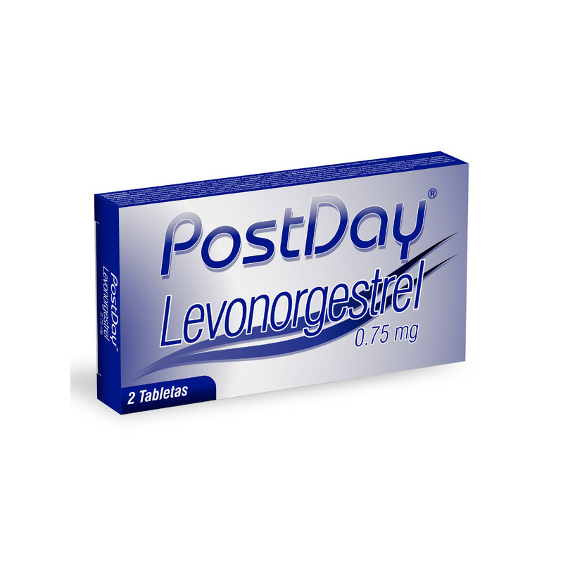 POSTDAY 0,75 MG 2 TABLETAS