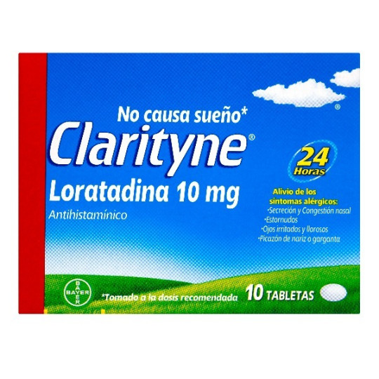 CLARITYNE 10 MG 10 TABLETAS
