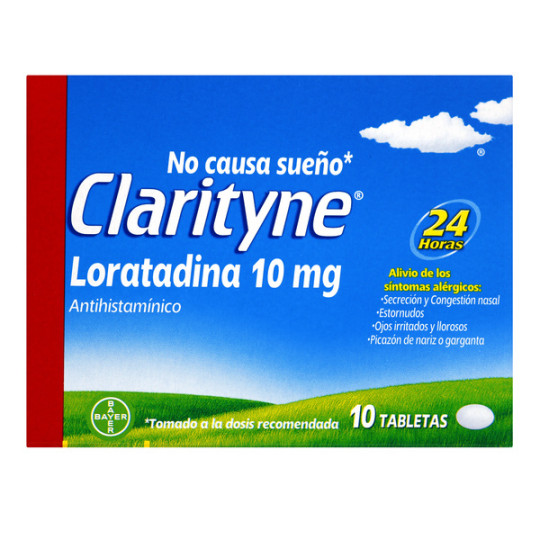 CLARITYNE 10 MG 10 TABLETAS