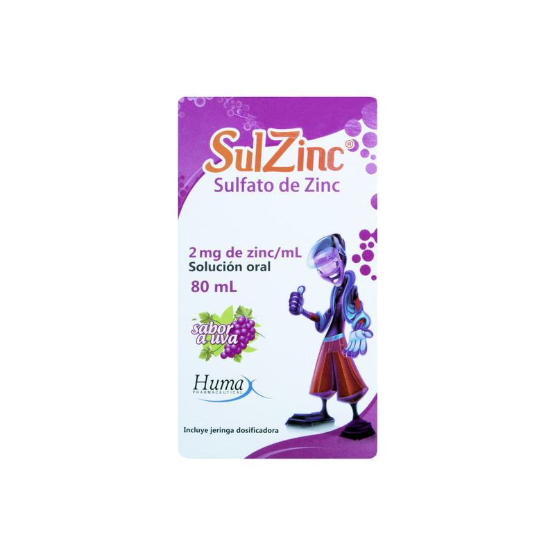 SULZINC 2MG/ML JARABE 80 ML