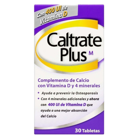 CALTRATE PLUS 30 TABLETAS
