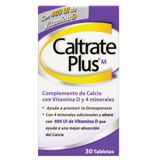 CALTRATE PLUS 30 TABLETAS